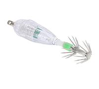 ERYUE Esca da Pesca con Luce Bianca a Forma di Calamaro LED con Gancio per Barche Offshore Vicino Alla Riva Laghi Fiumi Colore Bianco 85x18mm 3,3x0,7 Pollici 11,0 G 1 Conteggio Pesca Notturna