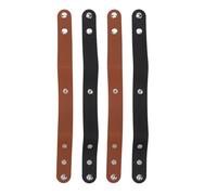 ERYUE Fondina per Frustino in Pelle Elegante Supporto per Cintura Fruste da Equitazione 4 Pezzi Marrone Accessori Fatti a Mano Vita Comoda Gli Equestri