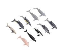 ERYUE Giocattolo Figura Delfino, Modelli Animali Colorati Ed Educativi | Realizzato in plastica robusta, ottimo per il gioco o l\'arredamento, promuove la curiosità nei bambini