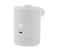 ERYUE Gonfiatore Elettrico Senza Fili Portatile Rapido Ed Efficiente, Pompa di Gonfiaggio e Sgonfiaggio Esterna 2 in 1 Ricaricabile Tramite USB Gonfiatore per Materasso con da Nuoto (Bianca)