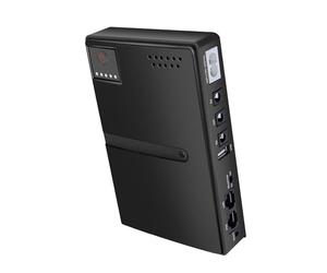 ERYUE Gruppo di continuità, Gruppo di continuità Compatto con Batteria Riserva, Uscita da 18 W per Router, Fotocamera, Modem, Progettato per Essere Piccolo e Facile da (Normative europee)