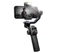 ERYUE Hohem ISteady M6 Stabilizzatore Cardanico per Smartphone a 3 Assi per Serie 14/13/12/11 Mate 40/30/ P50 Pro Anti-shake Phone Vlog con Sensore di Visione AI e Kit Mini Treppiede Fill Light