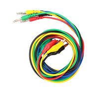 ERYUE Il Cavo di Test con Adattatore da Spina a Banana da 4 Mm a Clamp/Holder Ad Alligatore 10 Mm Fornisce Misurazioni di Potenza Accurate per Lavori Elettrici e versatilità, per Utenti Multimetri e