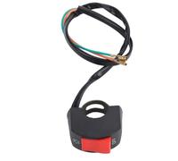 ERYUE Interruttore Luce Manubrio, Kit Faro Mini Resistente | Compatibile con motocicli, lunghezza cavo 0,6 m, installazione semplice, design robusto, controllo stabile della tensione