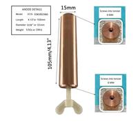 ERYUE Ionizzatore per Piscina in Rame Pulizia Solare Ecologica della Piscina per Interrata Fuori Terra Sostenibile Pulita e Mantenuta Ed Efficiente da Usare