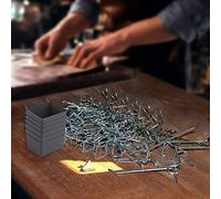 ERYUE Kit Assortimento di Ganci per Pannelli Forati in Metallo per Applicazioni Sospese in Garage e Officine, Serrature con Picchetti 140 Pezzi Incluse (140 pezzi)