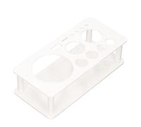 ERYUE Kit Barista Supporto Efficiente Per Organizzare Lo Spazio Per Il Bar A Casa, Porta Attrezzi Da Barista A Prova Di Perdita Gli Amanti Dei Cocktail, Materiale ABS Premium Bianco (Piccolo)