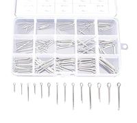 ERYUE Kit Coppiglia Durevole in Acciaio Inossidabile per Dispositivi di Fissaggio Meccanici Industriali, 150 Pezzi 15 M1 M3 per Perni di Serraggio