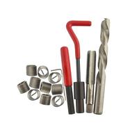 ERYUE Kit di Inserti di Riparazione Filettatura Metrica Durevole M5 M6 M8 M10 M14 Helicoil Car Pro Coil Tool per gli Appassionati del Fai Te Acciaio 25 quantità Filo (M14-1.25)