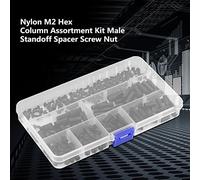 ERYUE Kit Distanziatore Distanziatore Maschio Femmina M2 M3 in Nylon - Resistente Agli Acidi e Agli Alcali - Perfetto per Circuiti Stampati Fatti in Casa per gli Appassionati del Fai da Te (Modello