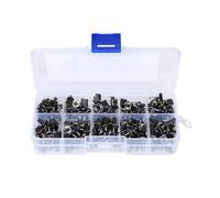ERYUE Kit Interruttore Tattile da 200 Pezzi a Lunga Durata, Perfetto per Parti Hardware Accessorie Industriali Kit Interruttore Flick da 10 W, Ottimo per i Professionisti della Riparazione