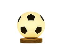 ERYUE Lampada da Tavolo a LED con Pallone da Calcio, Luce Notturna, Telecomando, Colore RGB, Che Cambia Piccola Lampada per la Decorazione dello Studio della Camera Letto Sul Comodino