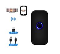 ERYUE Lettore di Codici a Barre Portatile 3 in 1 Ad Alta Precisione per Supermercati, Logistica Al Dettaglio, Magazzino, Logistica, Leggero, Portatile, 3,0 * 1,5 * 0,7 Pollici 2, Once (Supporta il