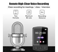 ERYUE Lettore Mp3 con Schermo Digitale Ad Alta Definizione con Altoparlante BT5.0 Design Portatile per Senza Perdite, Lettore Mp3 Compatto Registrazione Ad Alta Nitidezza (#1)