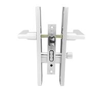 ERYUE Maniglia per Porta Interna in Lega di Alluminio Resistente Agli Urti, Leva Diritta con Chiavi per Riparare la Porta in Legno Dell'ufficio della Camera da Letto