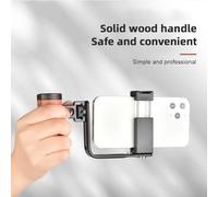 ERYUE Maniglia per Video Smartphone Kit Vlog Portatile per Vlogging Professionale Creatori di Contenuti Piastra a L in Alluminio Morsetto Telefono Regolabile Design Ergonomico Lunghe Sessioni di