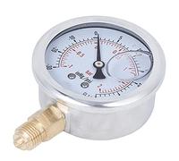ERYUE Manometro in Acciaio Inossidabile - Installazione Semplice, Prestazioni Affidabili per Macchinari, Petrolio, Industria Chimica, Metallurgia, Estrazione Mineraria, Energia Elettrica - 1 X