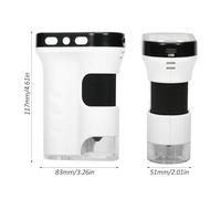 ERYUE Microscopio Digitale Regalo per Scienze Dell'educazione per Bambini Mini Microscopio Portatile con Schermo LCD da 2,4 Pollici Biologia Lenti D'ingrandimento Professionali Bambini Tascabile