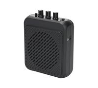 ERYUE Mini Amplificatore per Chitarra Elettrica 2 modalità Clean OD BT Altoparlante Design Versatile per Esercitazioni in Movimento Batteria Ricaricabile Appassionati di Musica ABS Nero 1 Pezzo