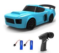 ERYUE Mini Macchina da Drift con Luci a LED, Pneumatici da Corsa, Modello di Veicolo Ad Alta velocità 2,4 GHz, Macchina Telecomandata per Ragazzi/ragazze e Bambini (Blu #-2)