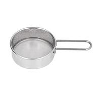 ERYUE Mini Setaccio per Farina Professionale Rotondo in Acciaio Inossidabile 304, Filtro a Rete Fine da 40, per Panifici Domestici, Pasticcerie (Un mini setaccio farina)