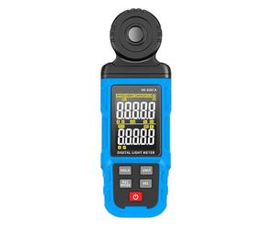 ERYUE Misuratore di Luce Digitale Tester di Illuminamento Ad Alta Precisione per Scuole, Ospedali, Fabbriche, Aeroporti, Box/Cover, Schermo LCD a Colori 300000Lx per Appassionati Professionisti, 1