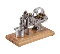 ERYUE Modello di Esperimento Educativo per Motori Stirling Sottovuoto con Corpo in Acciaio Inossidabile Lucidato Fine Comprensione Approfondita dei Motori a Combustione Studenti e Ricercatori