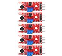 ERYUE Modulo Sensore Sonoro Amplificatore Microfonico Ultra Piccolo Ad Alta sensibilità per Assemblaggio Robot, 5 Pezzi