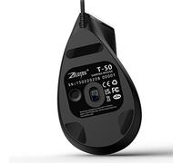 ERYUE Mouse da Gioco Ottico ZELOTES T-50 RGB Mouse Cablato a 9 Tasti Dal Design Ergonomico per Giocatori e Impiegati
