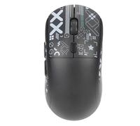 ERYUE Mouse Wireless per Computer, Mouse Wireless 2.4G Tipo C con Ricarica RGB, Mouse DPI a 5 Livelli con Luce RGB per Laptop, Dotato di Lunga Distanza Operativa, Supporta la Ricarica (Nera)