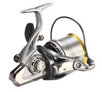 ERYUE Mulinello da Spinning con Bobina in Metallo 17+1BB con di Trascinamento Superiore per Un'incredibile Potenza di Arresto, Comoda Manopola per Avventure Pesca in Torrente (#3)