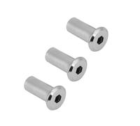 ERYUE Nut di Nichel Placcati in Ferro Dado Esagonale, Al 100% di Zecca e di Alta qualità, quantità Sufficiente per Sostituire Quelle Rotte, Realizzate in Ferro premium. I Mobili M6 M8 (M8*22 (50pcs))