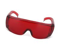 ERYUE Occhiali di Sicurezza Accessori Industriali per la Protezione degli Occhi 405-1064 Nm Filtro Luminoso per Incisione Adatto Al Lavoro Verde Rosso (Rosso)
