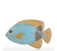 ERYUE Parete di Pesce Appesa 1 Decorazione da Parete di Ferro Ornamento Artigianato Fissa da Appesa Vita Marina (Tipo 4)