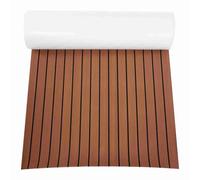 ERYUE Pavimentazione Barca in Telo in Teak Eva, Marrone Scuro/Grigio Chiaro, 94 * 35,4 * 0,24 Pollici, Installazione Fai - -te, Adatto a Yacht, Ammortizzazione, Resistenza Agli Urti, (Marrone scuro)