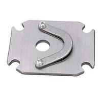 ERYUE Piastra Valvola del Compressore D'aria in Metallo 3/8 Pollici 48x72mm, Set di Sostituzione 1p2.5p3p4p Migliore Efficienza, Facile Installare con la Lingua e la Piastra a Forma,