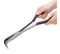 ERYUE Pinza a Becchi Lunghi 11 Pollici e 280 Mm, Utensile Manuale a Morsetto Durevole per Spazi Ristretti con Manico in Plastica Viscosa, Ideale per la Creazione di Utensili Rotanti