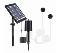 ERYUE Pompa per Laghetto Ad Energia Solare Ossigenatore Silenzioso Ed Efficiente per Laghetto da Giardino Pompa Ad Aria Solare IP65 Resistente all'Acqua