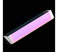 ERYUE Prisma in Vetro Ottico, Bellissimo per L'insegnamento della Fisica per Bambini, Materiale in Vetro K9 Lezioni di Scienze (15 * 15 * 87)