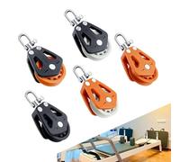 ERYUE Puleggia a Vela Robusto Paranco Girevole per la Guida di Barche per Esercizi e Negozi, Puleggia Barche a Vela Marittime e Nautica (Digitare 5)