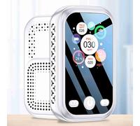 ERYUE Rilevatore AirQuality Schermo a Colori Ad Alta Precisione Tester Portatile PM2.5 PM10 PM1.0 per Appassionati di Igrotermografo Domestico Materiale ABS + PC (#1)