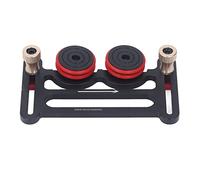 ERYUE Rullo con Doppio Cuscinetto a Ruota con Altezza Regolabile per la Lavorazione del Legno, Rullo di Alimentazione della da Tavolo Ad Alta Precisione per Slot Standard da 30 e 45