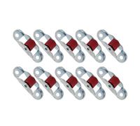 ERYUE Rullo Puleggia per Porta Scorrevole Set 10pcs, Acciaio Inossidabile, Liscio e Noisless, Lunga Vita, con Rullo di Materiale PP, per Porte Scorrevoli, Finestre, Mobili
