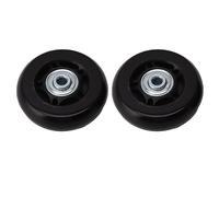 ERYUE Ruote di Ricambio per Valigia Kit di Funzionamento Silenzioso Durevole per Valigia Trolley Portabagagli, capacità Resistente Viaggiatori Gomma PU (60x24 mm/2,4x0,9 pollici)