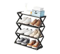 ERYUE Scaffale per Scarpe Pieghevole a 4 Livelli Scarpiera Multistrato per Armadio Corridoio Ingresso Camera da Letto, Funzione di Ordinamento una Facile Ricerca della Coppia (#1)