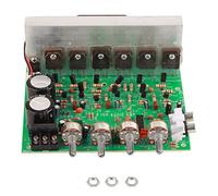 ERYUE Scheda Amplificatore di Potenza 300 W, Amplificatore Subwoofer Fai - -te 2.1 con 6 Tubi, 2 Circuiti per Volume di Acuti e Super bassi. AC Dual 18-26V, 4-16 Ω Impedenza di Uscita