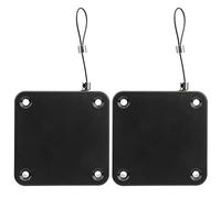 ERYUE Sensore Chiudiporta Automatico Portatile Senza Perforazioni Piccolo per Porte di Uffici Domestici Spente, Corda in Acciaio ABS P12 Anticorrosione Resistente Alla Ruggine 2 Pezzi per Ufficio