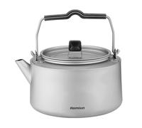 ERYUE Set Bollitore da Esterno in Titanio Bollitori Leggeri per tè e caffè con Tazze per Acqua Bollente da Campeggio, Attrezzatura Portatile Antiruggine Escursionismo, Materiale in Titanio