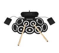 ERYUE Set di Batteria Elettronica Portatile Pad per Batteria con Doppio Altoparlante 9 Pad Supporta la Connessione BT Design Pieghevole per un Facile Trasporto Ideale Studenti e Musicisti in Viaggio