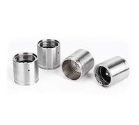 ERYUE Set di Reggiseni per Cuscinetti per Rimorchio in Acciaio Inossidabile da 4 Pezzi, Compagni di Cuscinetti Ruote Facili da Installare la Protezione del del Rimorchio, Adatti la Maggior Parte